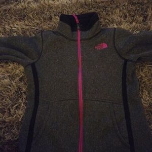 A north face jacket with no hoddie